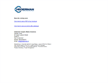 Tablet Screenshot of hederman.ie